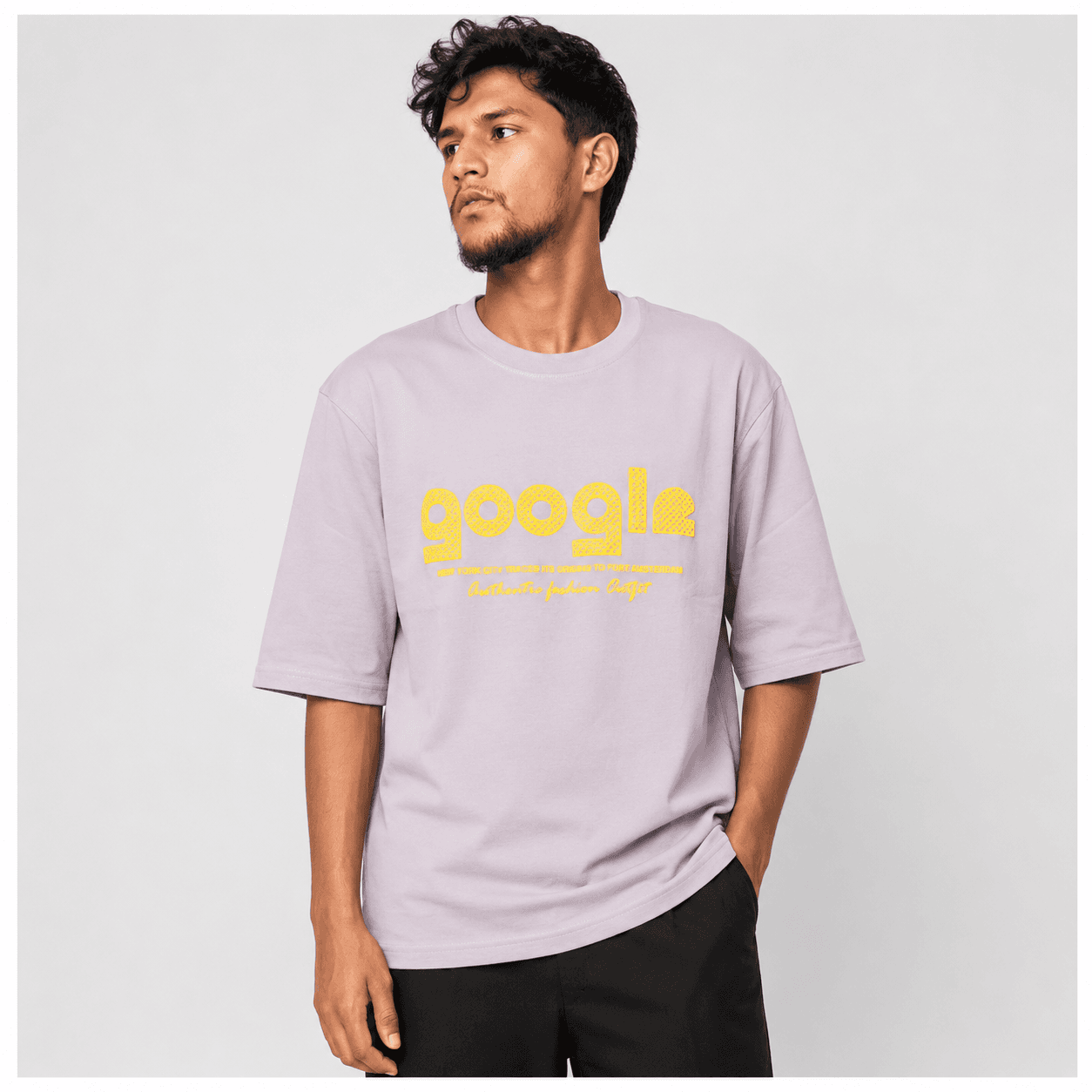 GOOGLE Graphic Oversized T-Shirt – Premium Cotton Streetwear Tee (Unisex)