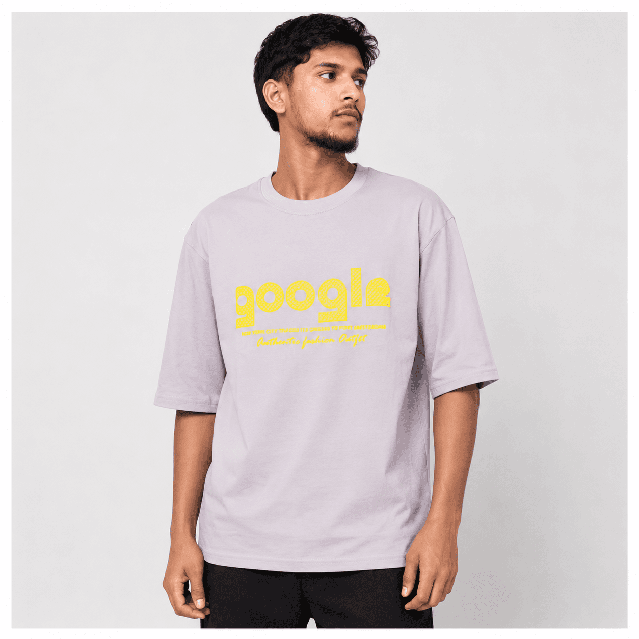 GOOGLE Graphic Oversized T-Shirt – Premium Cotton Streetwear Tee (Unisex)