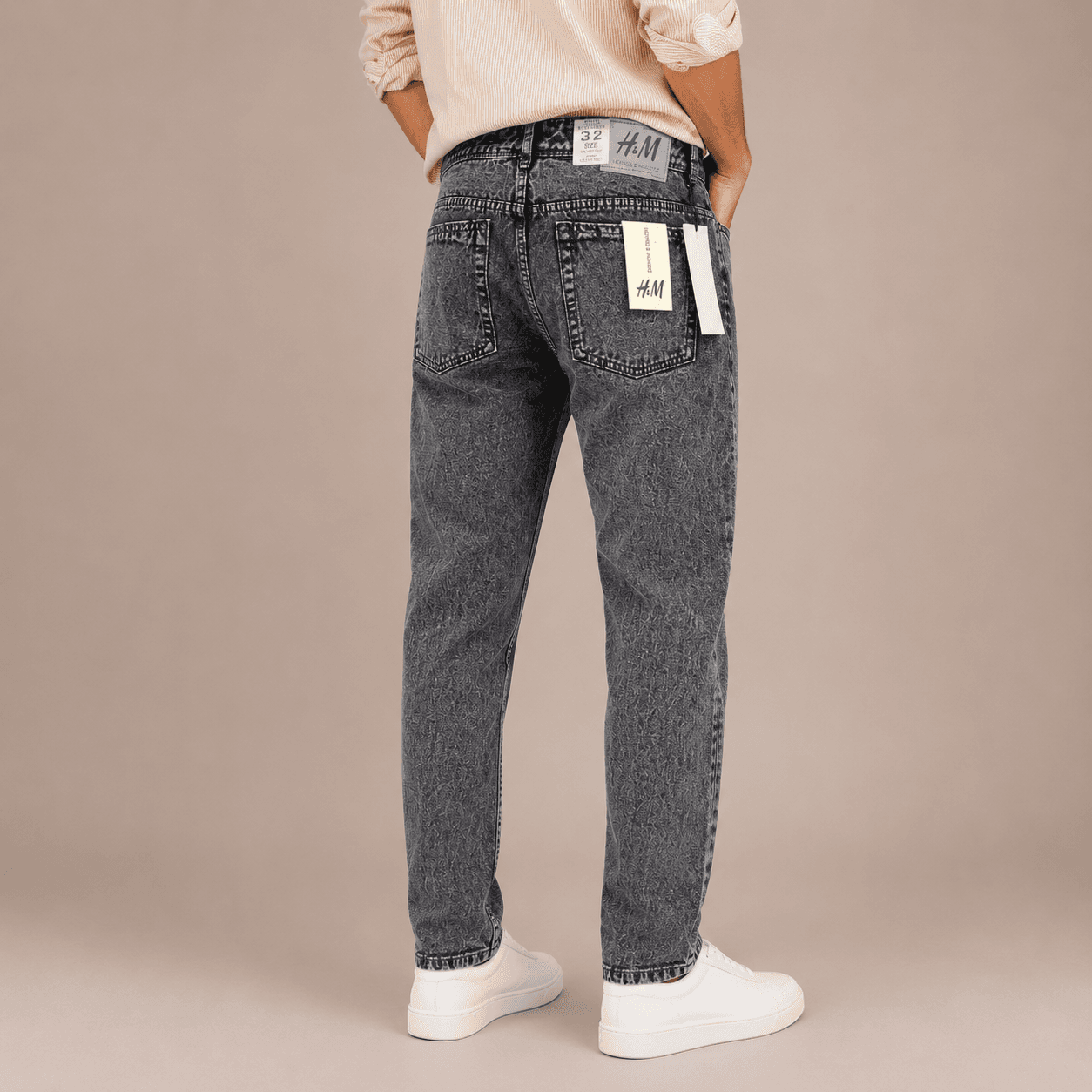 Essential Denim Jeans – Slim Fit Washed Stretch Jeans for Men
