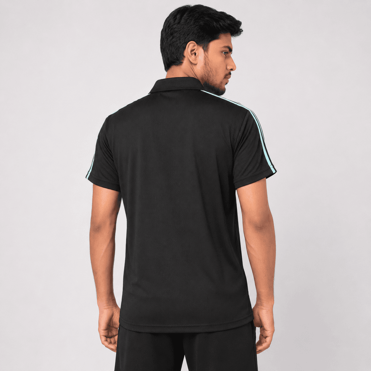 AMG Petronas Inspired Sports Half-Zip T-Shirt – Premium Performance Activewear Tee for Men