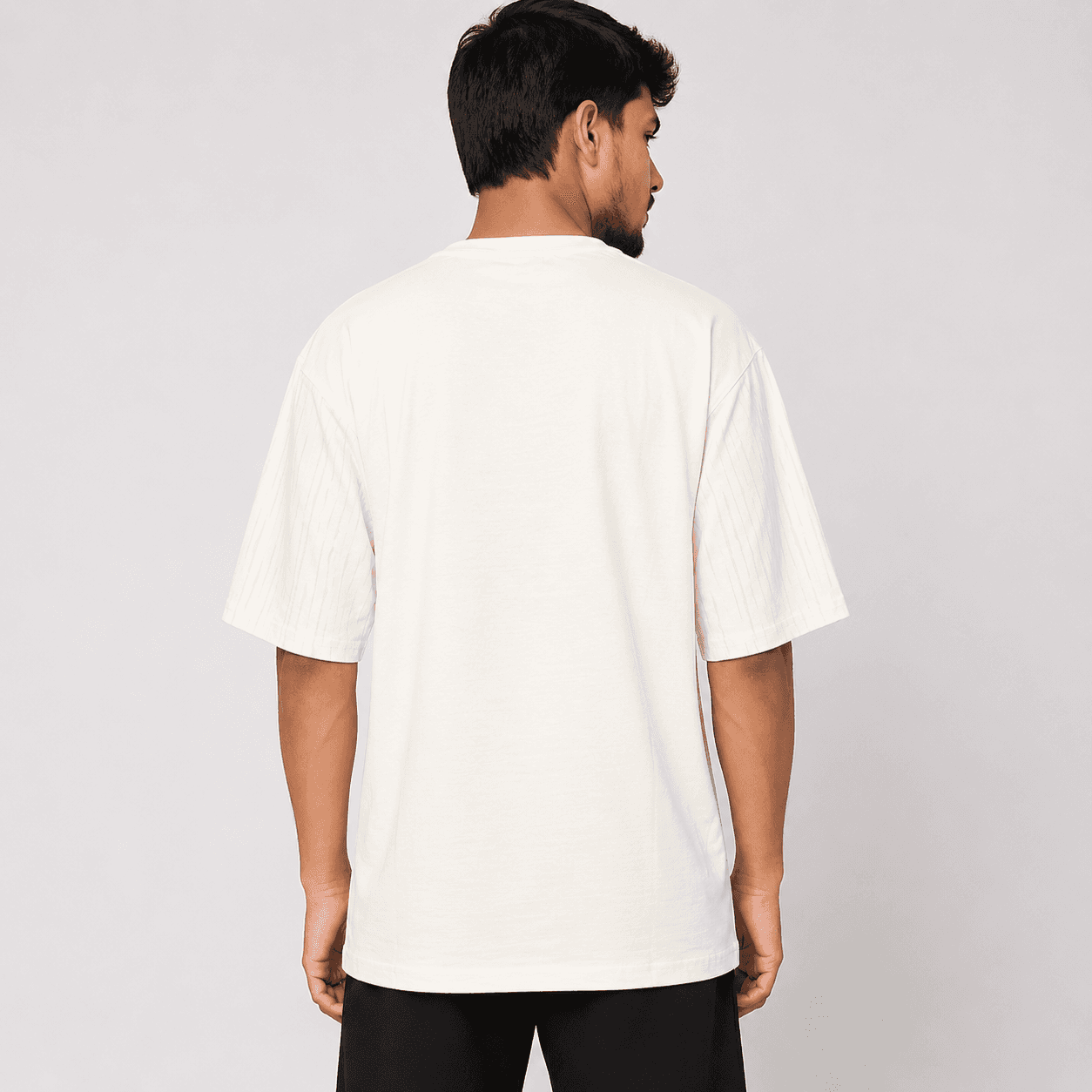 Calvin Klein Inspired Textured Graphic T-Shirt – Premium Cotton Casual Tee for Men