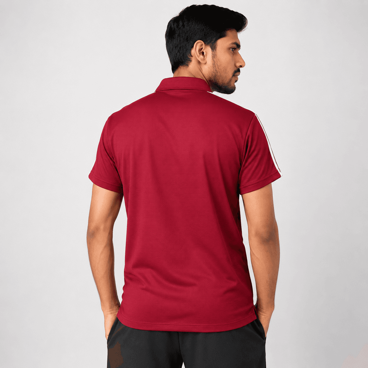 AMG Petronas Inspired Sports Half-Zip T-Shirt – Premium Performance Activewear Tee for Men