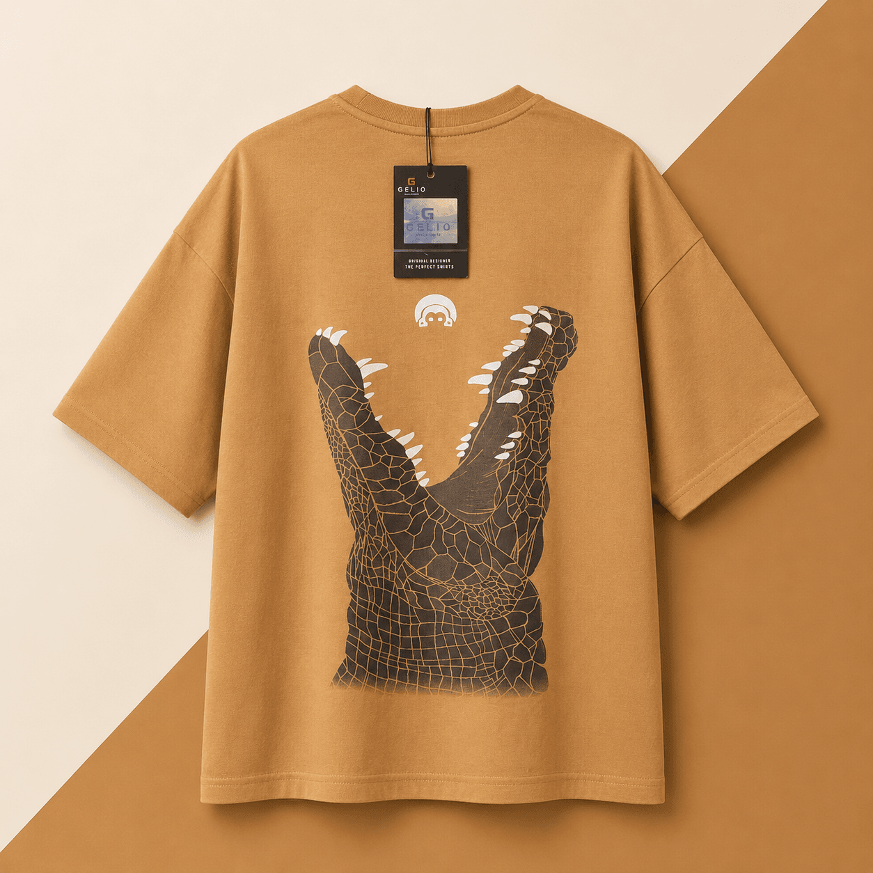 Urban Graphic Back Print Oversized T-Shirt – Premium Cotton Streetwear Tee for Men