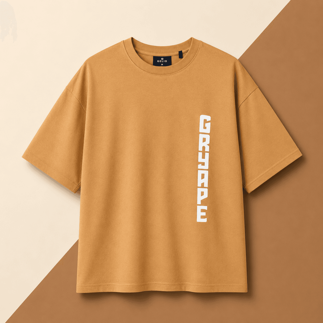 Urban Graphic Back Print Oversized T-Shirt – Premium Cotton Streetwear Tee for Men